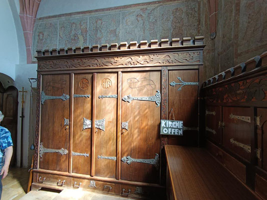 2024 06 22 Kolping Radelfahrt Hainhofer St. Stephanus- Kirche Führung von der Messnerin