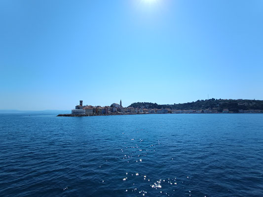 04.07.2025 Schifffahrt kurz vor der Ankunft in Piran