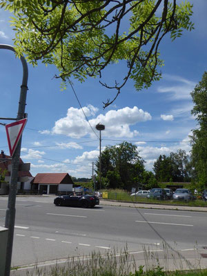 2019 06 01 Kolping Überraschung Radltour. Storchennest in Gessertshausen