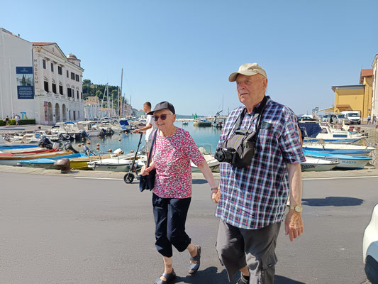 04.07.2025 Ankunft im Hafen von Piran