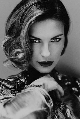 Martina Colombari by ph. Giovanni Gastel styled by Paolo Lattuada