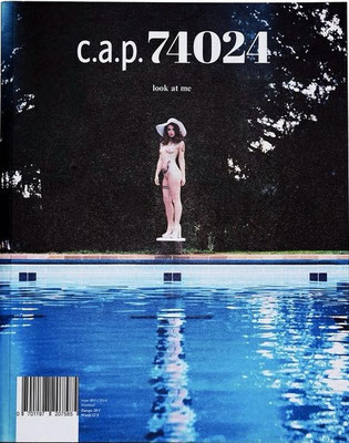 Janet Fischietto by ph. Luca Ava, stylist Paolo Lattuada, cover for CAP 74024