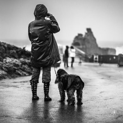 TEMPÊTES HIVERNALES À BIARRITZ   Instantanées de la justement baptisée tempête « Hercule » en 2014 aux dernières grosses dépressions hivernales gonflées sur l’océan Atlantique, qui déferlent sur la côte basque, ici à Biarritz.  Coups de tabac copieusement