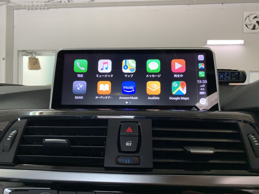 Bmw F36 420i Sli スピードリミットインフォ有効化 アンドロイドモニター取り付け （carplay