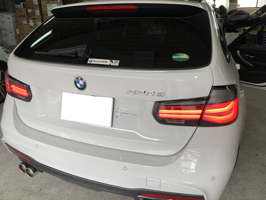 BMW F31 320d M Performanceブラックラインテール レトロ BMW F31 320d M Performanceブラックラインテール レトロ