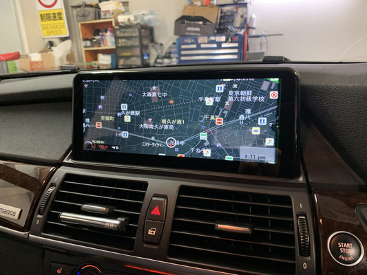 Bmw E70 X5 Cicアップデート コーディング アンドロイドモニター取付 Carplayアダプター取付