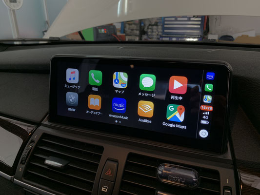 Bmw E70 X5 Cic アンドロイドモニター取付 Carplayアダプター取付 コーディング Bmw