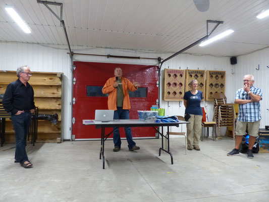 Michel Le Blanc, notre président souhaite la bienvenue aux nouveaux et anciens membres du Club New-West.