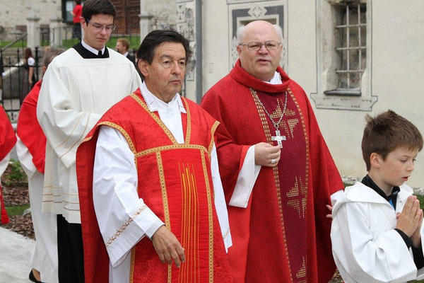 Pfarrfirmung 2015 mit Abt Petrus Pilsinger