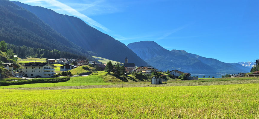 ideale Ausgangs Position vom Hotel Reschnerhof in Reschen am Reschenpass