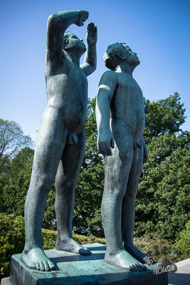 Vigeland-Skulpturen im Frognerpark Oslo