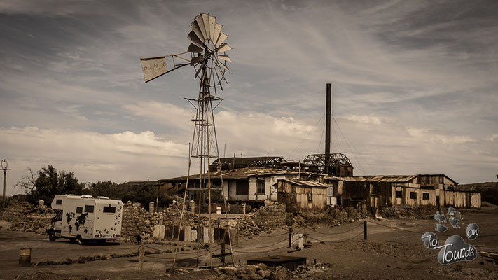 Humberstone - ehemalig größtes Salpeterwerk der Welt - jetzt eine Geisterstadt