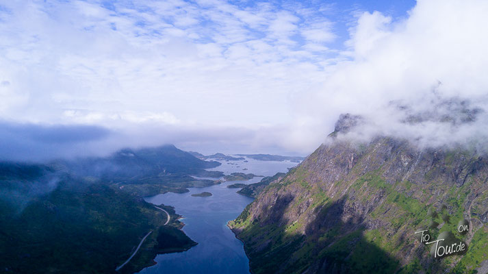 Innerfjorden - Drohnenansicht