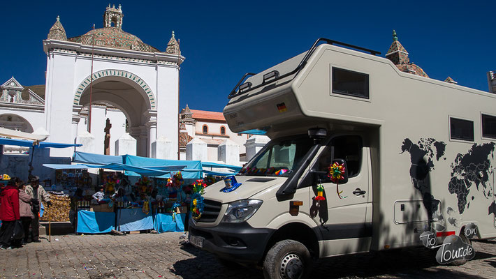 Fahrzeugweihe in Copacabana