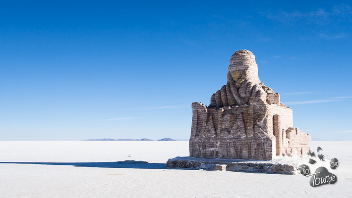 Salar de Uyuni - Denkmal Rallye Dakar