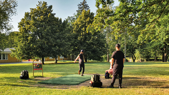 Nörrköping - Volksgarten - Golf-Disc-Parcour