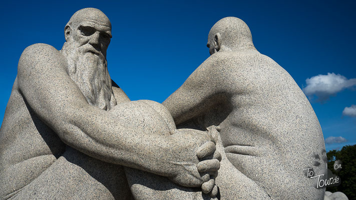 Vigeland-Skulpturen im Frognerpark Oslo