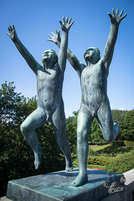 Vigeland-Skulpturen im Frognerpark Oslo