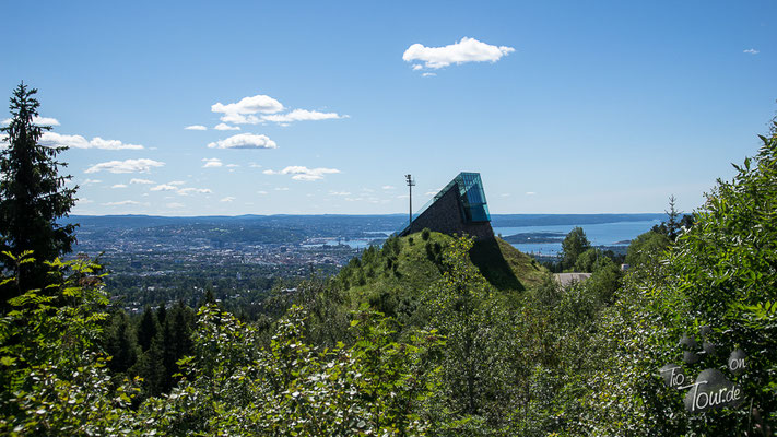 Blick auf Oslo vom Holmenkollen