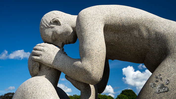 Vigeland-Skulpturen im Frognerpark Oslo