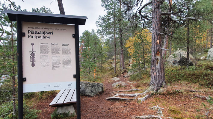 Pielpajärvi - Wanderung zur Wildniskirche