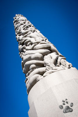 Vigeland-Skulpturen im Frognerpark Oslo