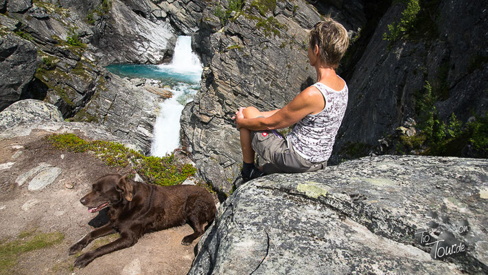 Wanderung am Wasserfall