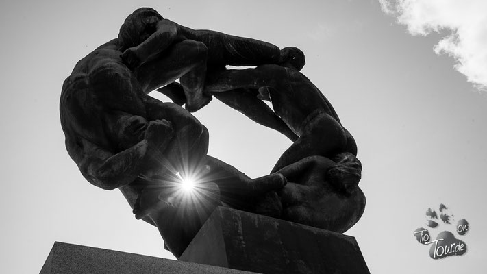 Vigeland-Skulpturen im Frognerpark Oslo