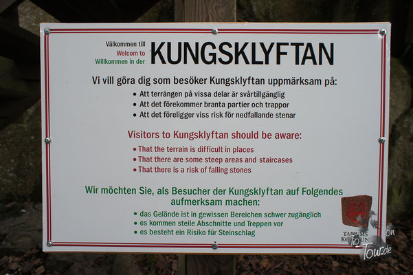 Kungsklyftan - die Königskluft