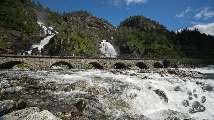 Latefossen - Zwillingswasserfall