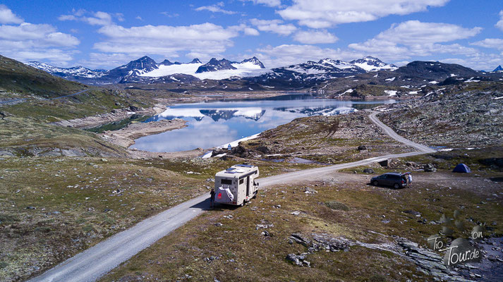 Sognefjellet - Drohnenansicht