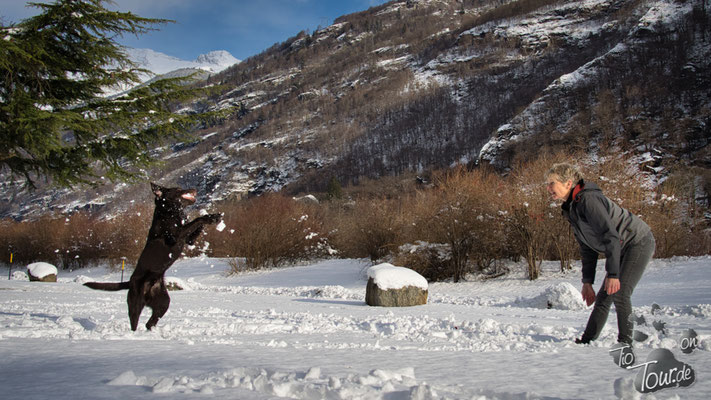 Spaß im Schnee