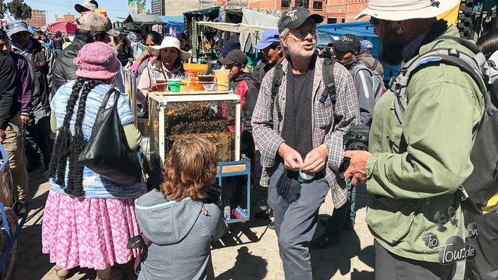 La Paz - El Mercado in El Alto - mit superleckerem Honig