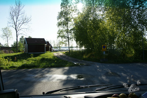 Sjötorp - Blick aus dem Womo