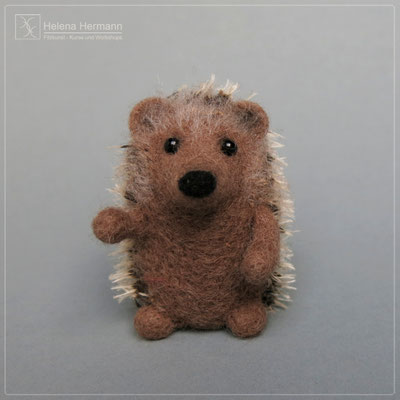 Igel "Marek", nadelgefilzt, 2019
