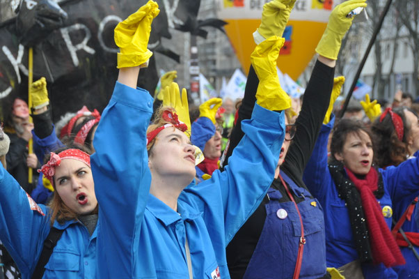 29 janvier 2020 manifestation contre la réforme des retraites.