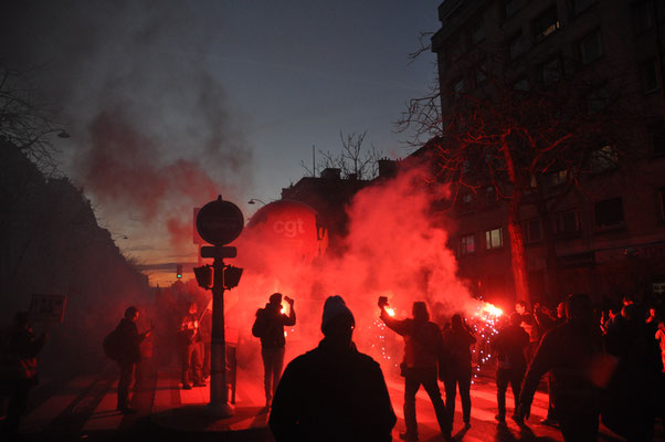 16 ‎janvier ‎2020 manifestation contre la réforme des retraites.