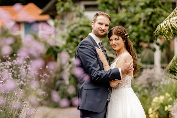 Brautpaar Fotoshooting in Oldenburg, Schlossgarten