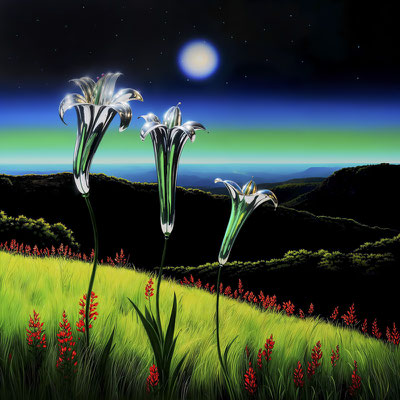 Shining Lilies I | 1:1