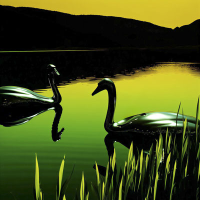 Swans at Night I |