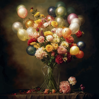 Balloons and Flowers VI |