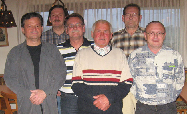 Vorstandschaft 2010: v.l. Jörg Rudolph, Günter Goßler, Harald Lang, Gustav Hornischer, Gerhard Riedl und Norbert Korlek