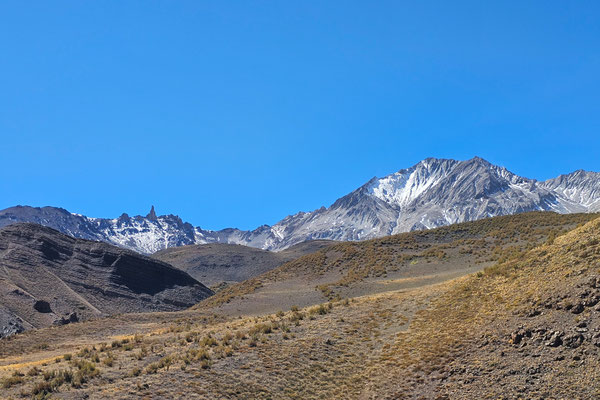 Landschaft auf dem Weg zur Laguna del Valle