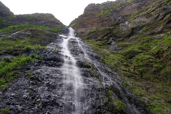 Wandern zum Wasserfall Spanader d'Neve, Santo Antao