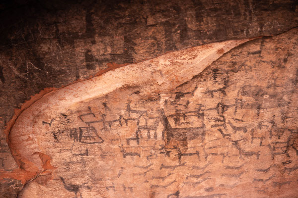 Höhlenmalereien der Inca _Cueva