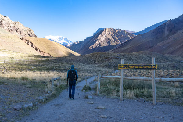 auf dem Weg zum Aconcagua Base Camp