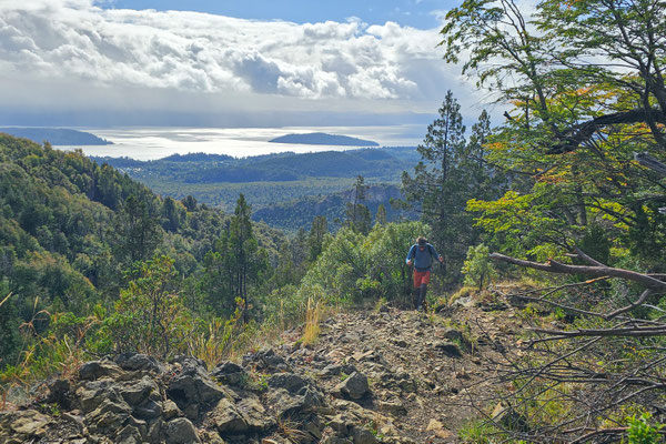 Im Aufstieg zum Cerro Bella Vista