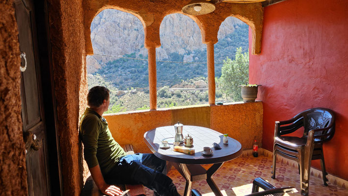 Ausblick von unserer Unterkunft Ksar Rock Guesthouse