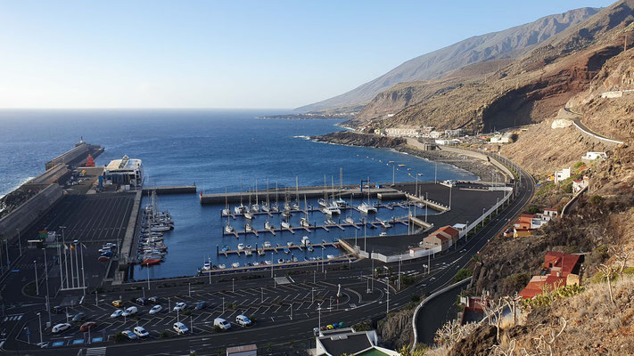 der Hafen La Restinga in El Hierro