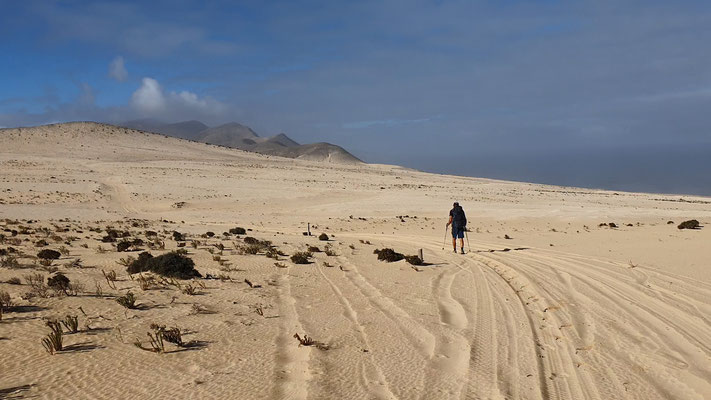 Sandwüste am GR131 südlich von La Pared